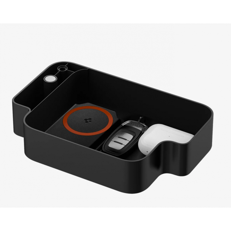 Spigen SGP Επιτραπέζια βάση Organizer για Apple Watch Band S340 με λειτουργία φόρτισης, 90° σύστημα περιστροφής & αποθηκευτικούς χώρους - ΜΑΥΡΟ - AMP07602